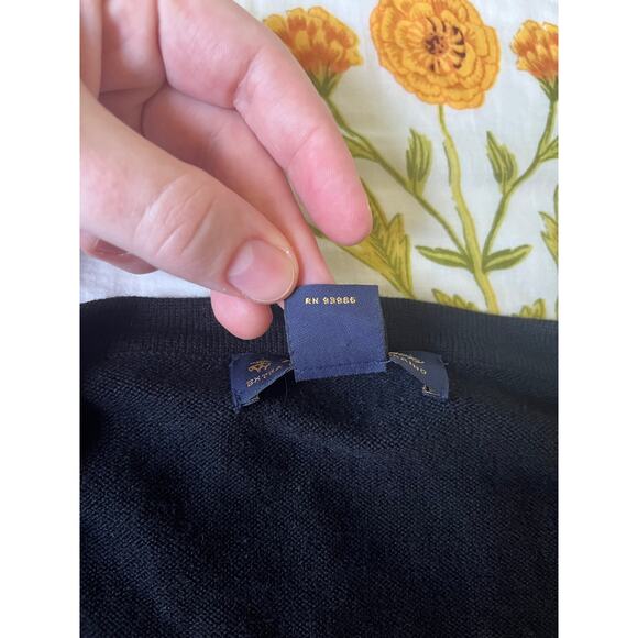 Brooks Brothers Extra Fine Italian Merino Wool Sweater - Picture 3 of 7